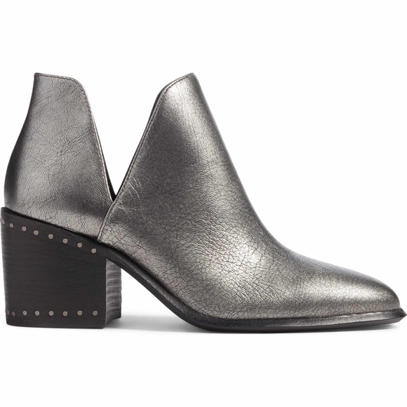 vince camuto silver booties